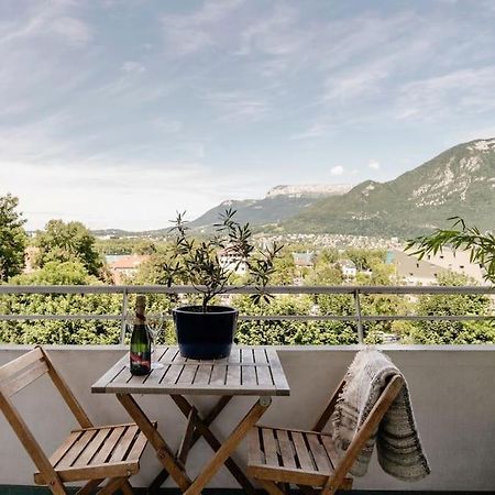 Le Panorama - Vue Lac Et Montagne Avec Parking Annecy Exterior photo